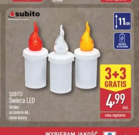 Świeca LED Subito