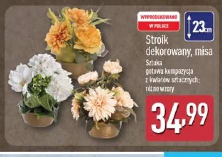Stroik dekorowany misa