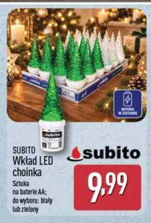 Wkład LED choinka biały Subito +1 wariant