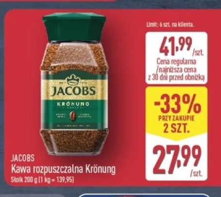 Kawa rozpuszczalna Krönung Jacobs