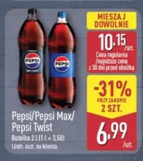Napój gazowany Pepsi +2 warianty