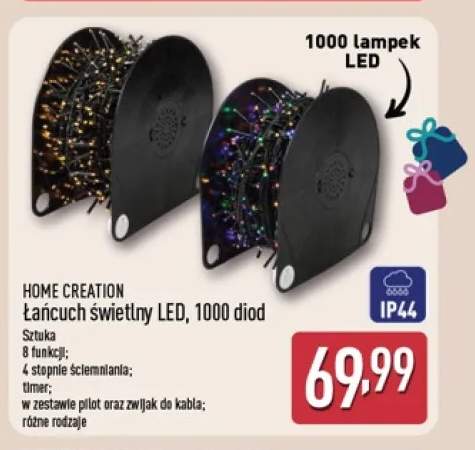 Łańcuch świetlny LED 1000 diod Home Creation