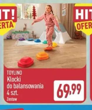 Klocki do balansowania 4 szt. Toylino