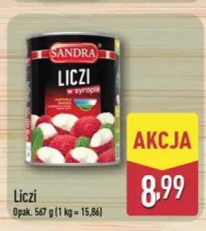 Liczi w syropie Sandra