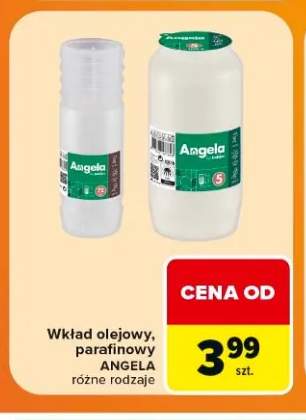 wkład parafinowy do znicza