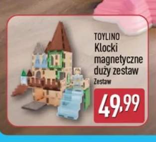 Klocki magnetyczne duży zestaw Toylino