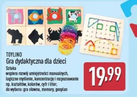 Gra dydaktyczna dla dzieci Toylino gra słowna +2 warianty
