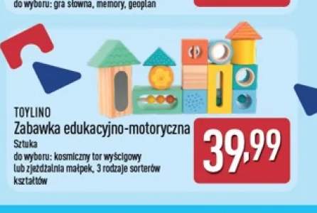 Zabawka edukacyjno-motoryczna Toylino kosmiczny tor wyścigowy +2 warianty
