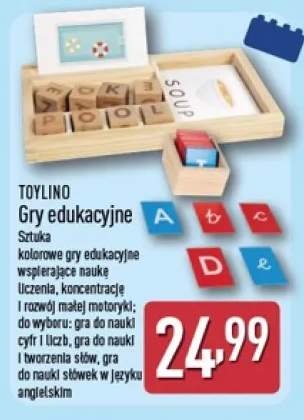 Gra edukacyjna do nauki cyfr i liczb Toylino +2 warianty