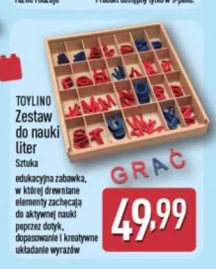 Zestaw do nauki liter Toylino