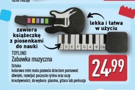 Zabawka muzyczna pianino Toylino +2 warianty