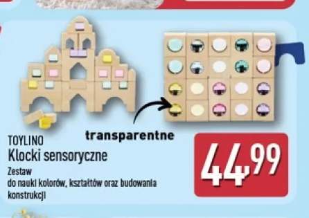 Klocki sensoryczne Toylino