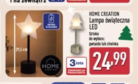 Lampa świąteczna LED gwiazda Home Creation +1 wariant