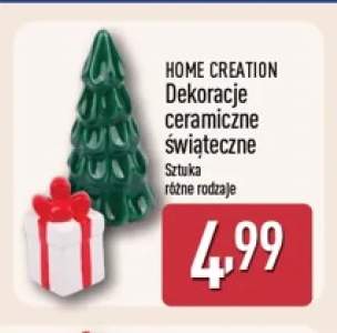 Dekoracje ceramiczne świąteczne Home Creation