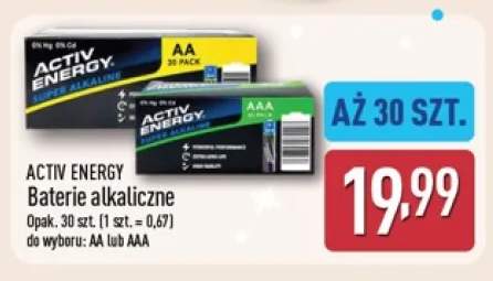 Baterie alkaliczne Aa Activ Energy +1 wariant