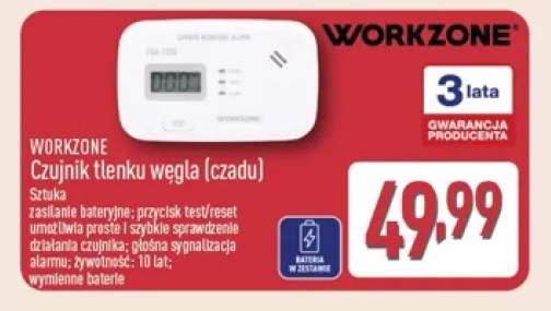 Czujnik tlenku węgla (czadu) Workzone