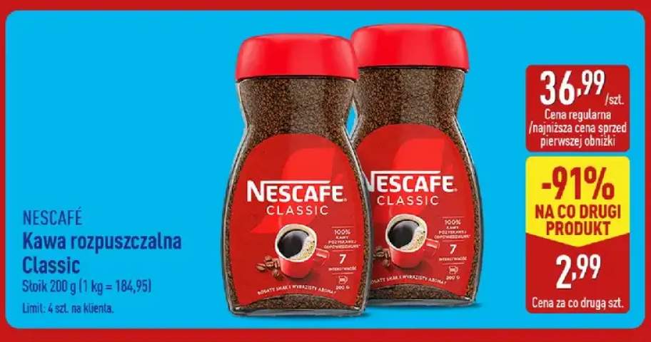 Kawa rozpuszczalna Classic Nescafé