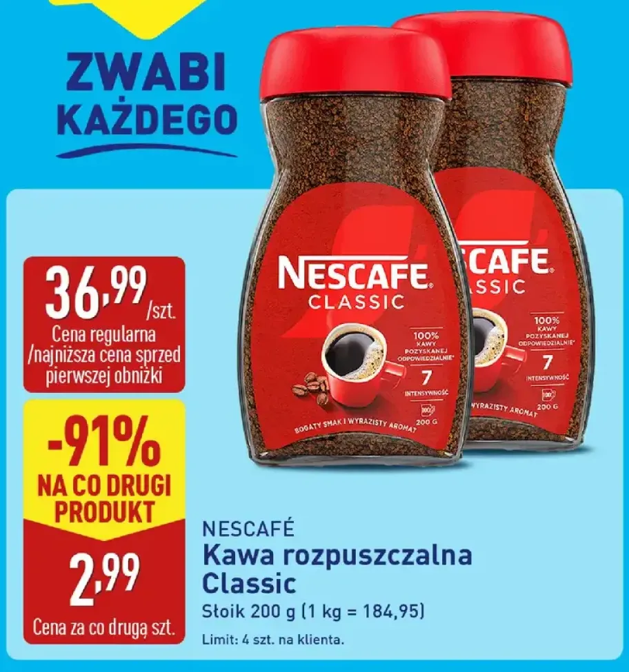 Kawa rozpuszczalna Classic Nescafé