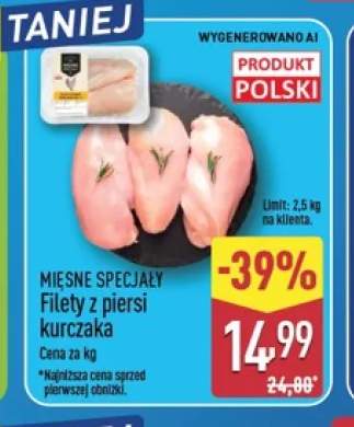Filety z piersi kurczaka Mięsne Specjały