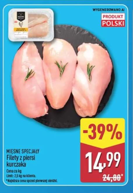 Filety z piersi kurczaka Mięsne Specjały
