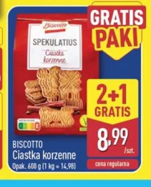 Ciastka korzenne Spekulatius Biscotto
