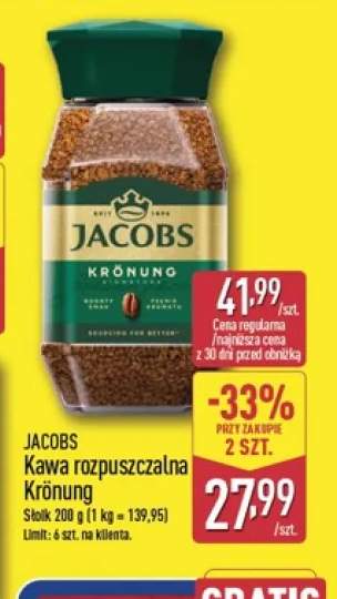 Kawa rozpuszczalna Krönung Jacobs