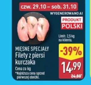 Filety z piersi kurczaka Mięsne Specjały
