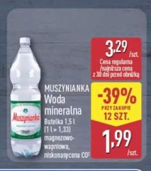 Woda mineralna niegazowana Muszynianka