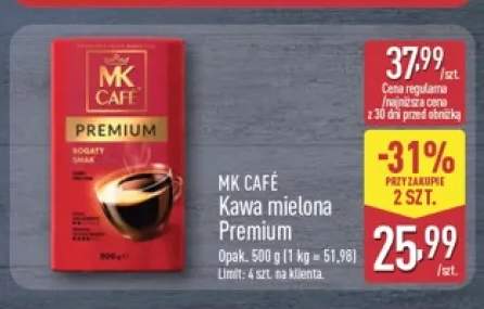 Kawa mielona Premium MK Café