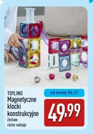 Magnetyczne klocki konstrukcyjne Toylino