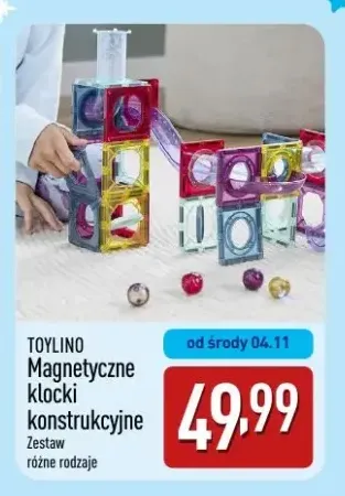 Magnetyczne klocki konstrukcyjne Toylino