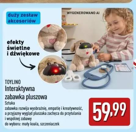 Interaktywna zabawka pluszowa mały koala Toylino +1 wariant