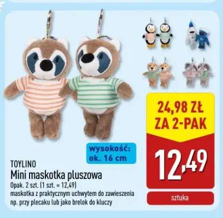 Mini maskotka pluszowa 2-pak Toylino