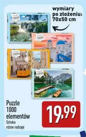 Puzzle 1000 elementów