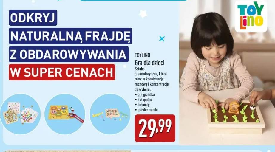 Gra dla dzieci gra grządka Toylino +3 warianty