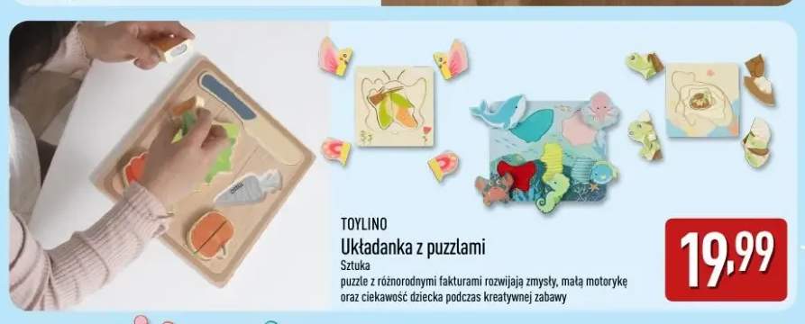 Układanka z puzzlami Toylino