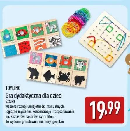 Gra dydaktyczna dla dzieci gra słowna Toylino +2 warianty