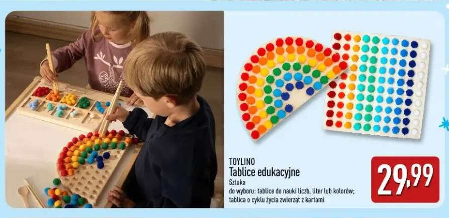 Tablice edukacyjne do nauki liczb Toylino +3 warianty
