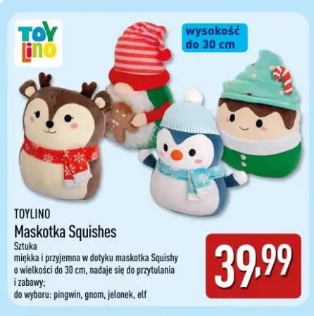 Maskotka Squishes pingwin Toylino +3 warianty