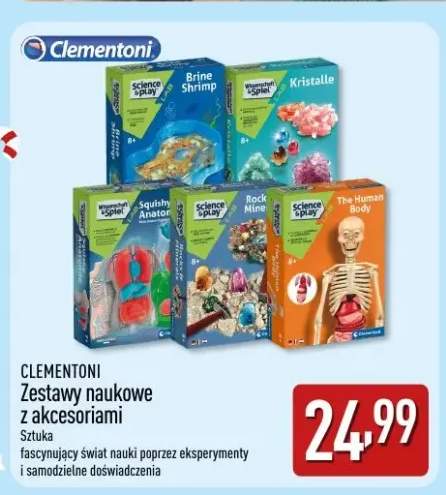 Zestawy naukowe z akcesoriami Clementoni