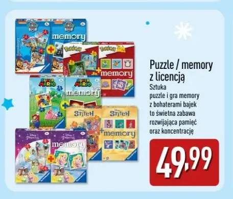 Puzzle z licencją Ravensburger +1 wariant