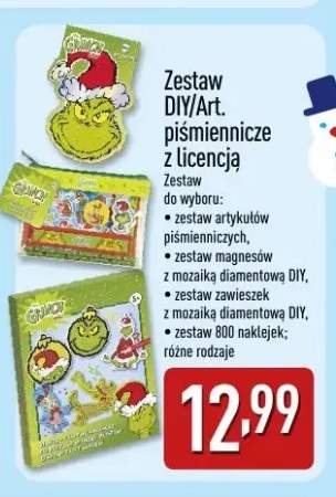 Zestaw artykułów piśmienniczych z licencją +3 warianty
