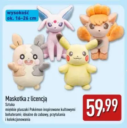 Maskotka z licencją Pokémon