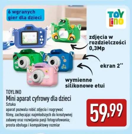 Mini aparat cyfrowy dla dzieci Toylino