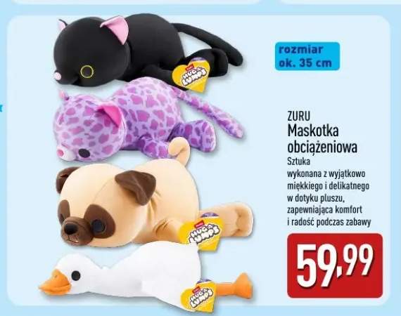 Maskotka obciążeniowa 35 cm Zuru