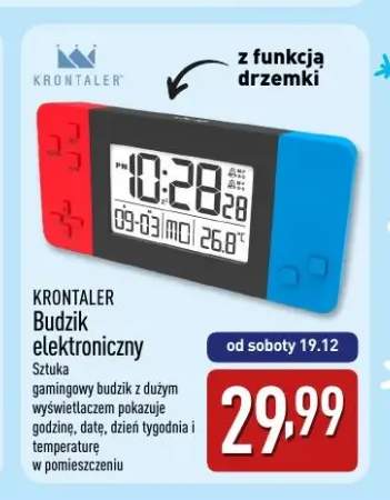 Budzik elektroniczny Krontaler