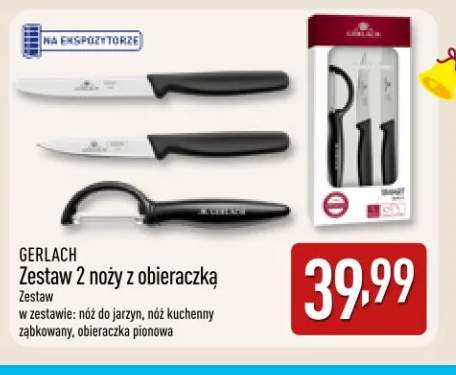Zestaw 2 noży z obieraczką Gerlach