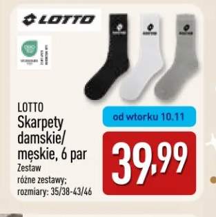 Skarpety damskie/męskie 6-pak Lotto