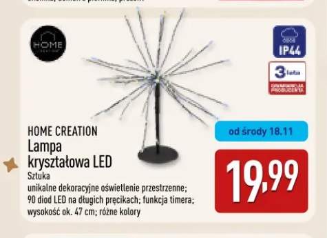 Lampa kryształowa LED Home Creation