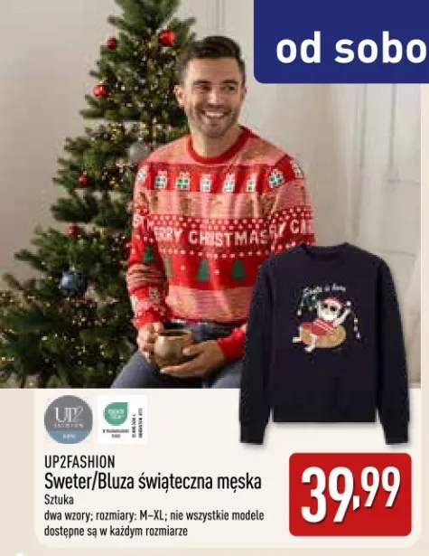 Bluza świąteczna męska UP2FASHION +1 wariant